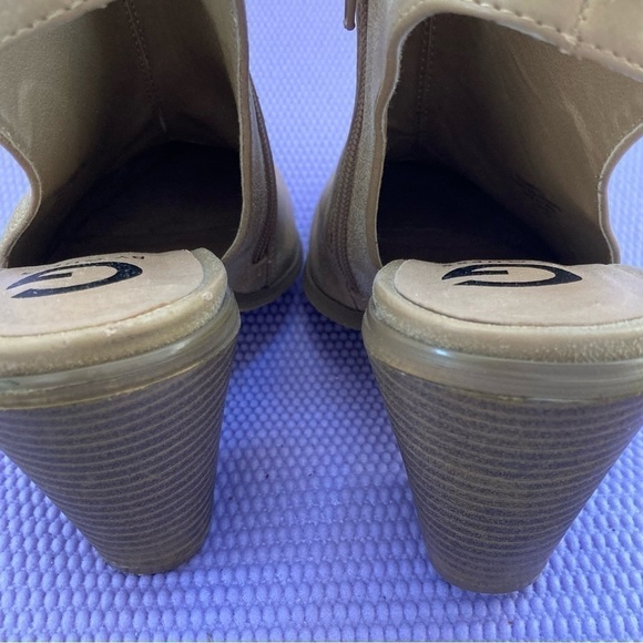 G by Guess Leather Sling Back Booties Size 8.5 - Picture 4 of 8